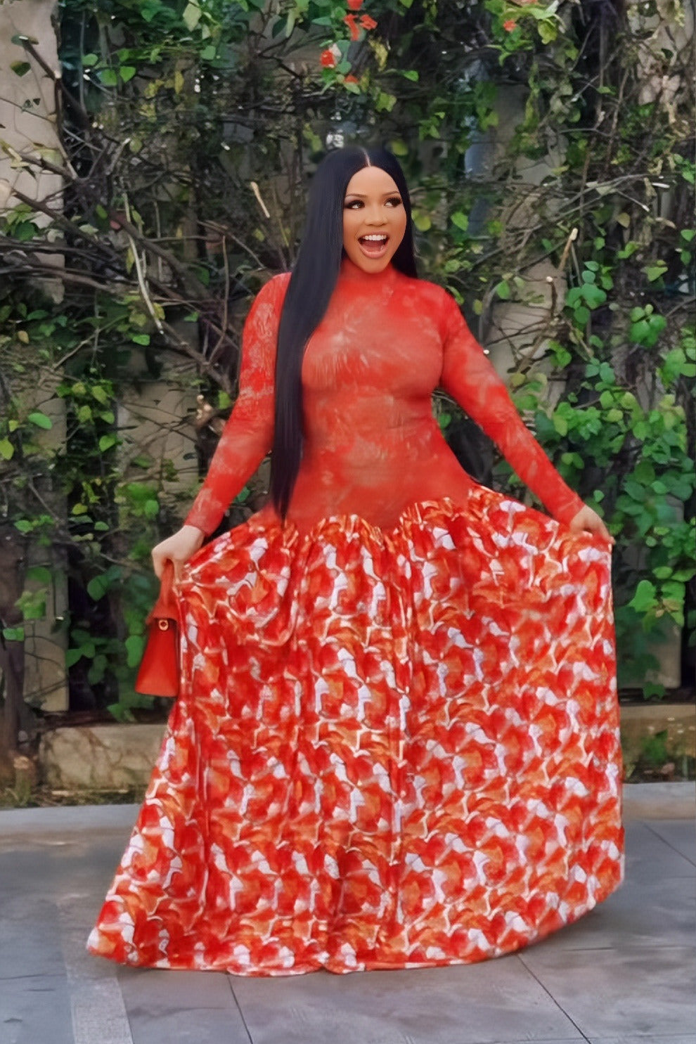 Abstract Art Formal Maxi Dress