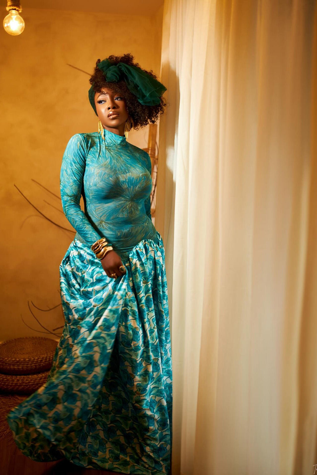 Abstract Art Formal Maxi Dress